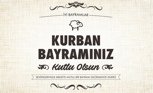 Kaymakam Dr. Mehmet AKÇAY'ın Kurban Bayramı Mesajı