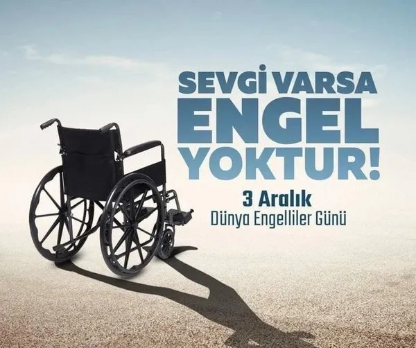 Kaymakamımız Dr. Mehmet AKÇAY'ın 3 Aralık Dünya Engelliler Günü Mesajı